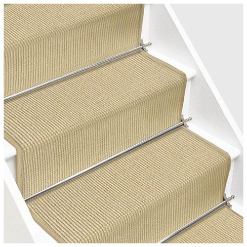 4066088012836 - Sisal-Treppenteppich auf Maß Sylt Elfenbein 4066088012836 - Sisal-Treppenteppich auf Maß Sylt Elfenbein