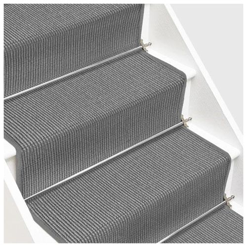 4066088013253 - Sisal-Treppenteppich auf Maß Sylt Grau 4066088013253 - Sisal-Treppenteppich auf Maß Sylt Grau