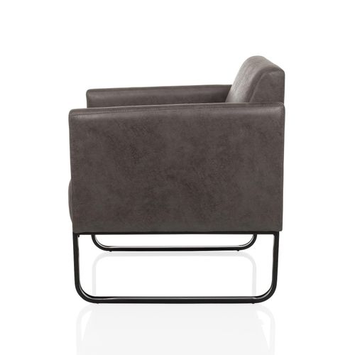 4064323107750 - Loungesessel Aruba Retro Kunstleder mit Armlehnen