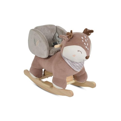 3800146231866 - Schaukeltier Reh aus Holz mit Sitz Holzkufen Musik Holzgriffe bis 30 kg braun 3800146231866 - Schaukeltier Reh aus Holz mit Sitz Holzkufen Musik Holzgriffe bis 30 kg braun