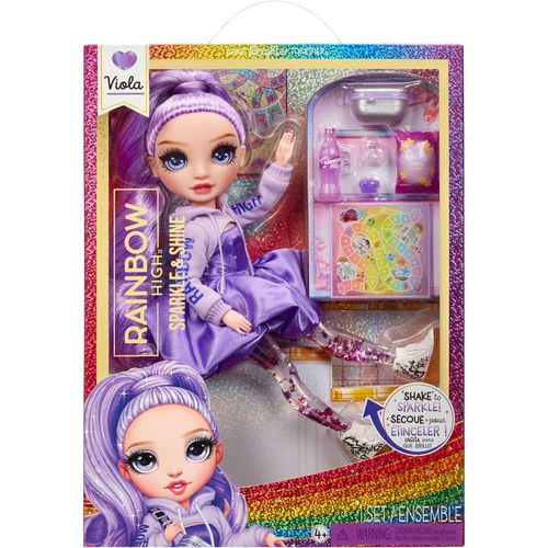 0035051427810 - Rainbow High Rainbow High Sparkle & Shine Fashion Doll - Viola Puppe 0035051427810 - Rainbow High Rainbow High Sparkle & Shine Fashion Doll - Viola Puppe