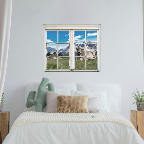 4049009098232 - Wandsticker QUEENCE Kühe auf der Alm grau B40cm H60cm T01cm Wandtattoos Wandsticker Wandbild selbstklebend 3D Fenster 4049009098232 - Wandsticker QUEENCE Kühe auf der Alm grau B40cm H60cm T01cm Wandtattoos Wandsticker Wandbild selbstklebend 3D Fenster