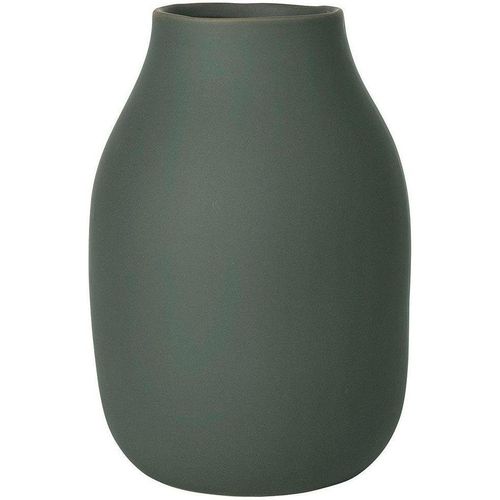 4008832657047 - Dekovase BLOMUS COLORA Vasen Gr B H T 14 cm x 20 cm x 14 cm Ø 14 cm grün (grün (agave green)) Deko-Vase Blumenvasen Vasen