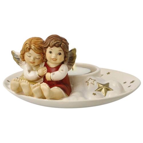 4005169374067 - Kerzenhalter GOEBEL Kerzenhalter Abendruh bunt B195cm H65cm Steingut Kerzenhalter 13 x 12 x 65 cm