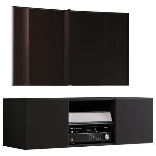 4051814356964 - TV Möbel Wandboard Lowboard hängend Maße H 40 x B 95 x T 36 cm Wandschrank - Jusa