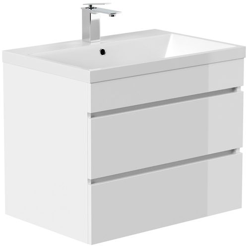 4251982673904 - POSSEIK Waschbecken mit Unterschrank FELLINI 70 weiß glanz 700 x 480 x 584 cm 4251982673904 - POSSEIK Waschbecken mit Unterschrank FELLINI 70 weiß glanz 700 x 480 x 584 cm