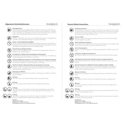 4251982677025 - Badmöbel Marmor Carrara White YAMO 130 cm 2 Hahnlöcher SoftClose weiß hochglanz 4251982677025 - Badmöbel Marmor Carrara White YAMO 130 cm 2 Hahnlöcher SoftClose weiß hochglanz