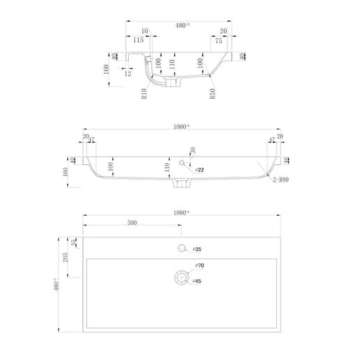 4251982673829 - POSSEIK Waschbecken mit Unterschrank FELLINI 100 grafit 1000 x 480 x 835 cm 4251982673829 - POSSEIK Waschbecken mit Unterschrank FELLINI 100 grafit 1000 x 480 x 835 cm