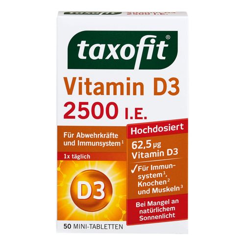4008617047063 - Taxofit Tabletten Vitamin D3 50 g 7er Pack 4008617047063 - Taxofit Tabletten Vitamin D3 50 g 7er Pack