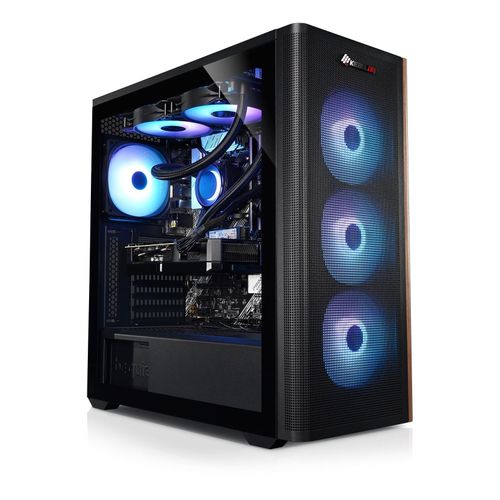 4099836010259 - Gaming PC Wooden IX AMD Ryzen 7 9700X 64GB DDR5 NVIDIA RTX 5070 12 GB 2TB SSD Windows 11