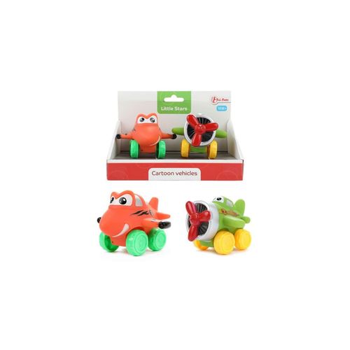 8719904718523 - Toi-Toys - LITTLE STARS - 2 weiche PVC Flugzeuge - Cartoon vehicles Baby Spielzeugautos Autos Fahrzeug 8719904718523 - Toi-Toys - LITTLE STARS - 2 weiche PVC Flugzeuge - Cartoon vehicles Baby Spielzeugautos Autos Fahrzeug