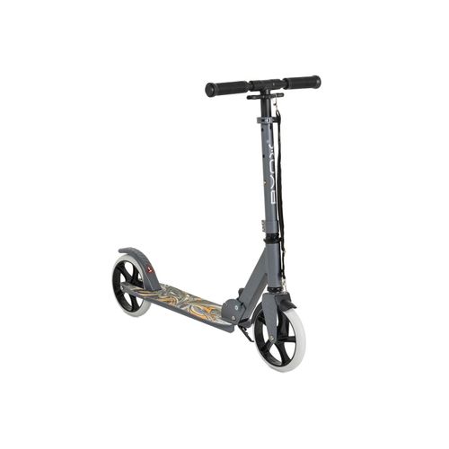 3800146229702 - Byox Kinderroller Flurry klappbar Seitenständer höhenverstellbar PU-Räder grau