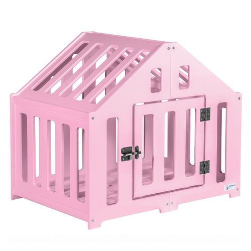 5905490326171 - Hundehütte aus Holz Hundekäfig Tierhaus im edlen Design komfortabel indoor