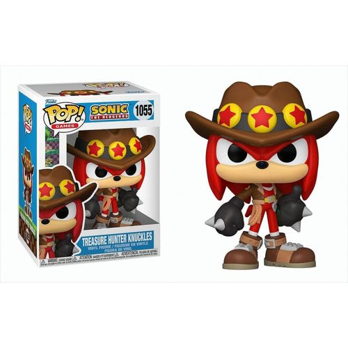 0889698838504 - - Pop! Games Sonic the Hedgehog Treasure Hunter Knuckles 10cm - Figur