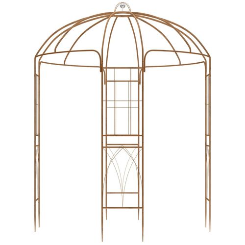 4255716352035 - Gartenpavillon wetterfest Keira Rosenbogen mit Rankhilfe 270x200 cm Stahlgestell pulverbeschichtet stabil & dekorativ für Terrasse