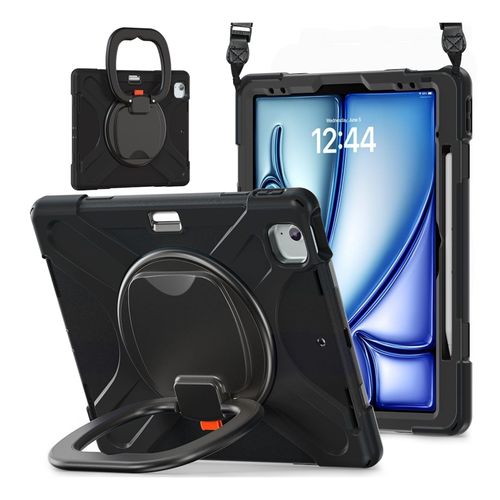 4255785122171 - Für Apple iPad Air 13 2025   2024   Pro 129 2022 360 Hybrid Tasche