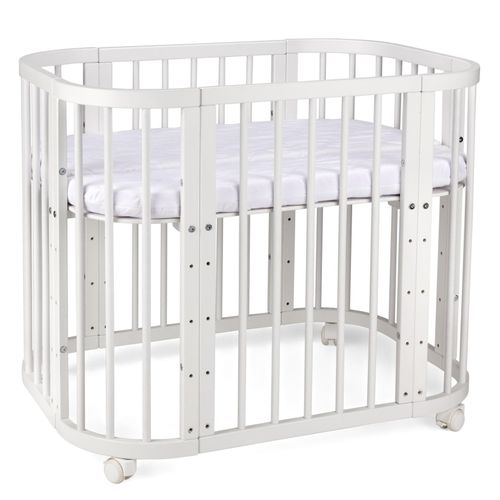5904844914477 - Waldin Babybett 5in1 Beistellbett aus Holz Matratze Belüftet 5904844914477 - Waldin Babybett 5in1 Beistellbett aus Holz Matratze Belüftet