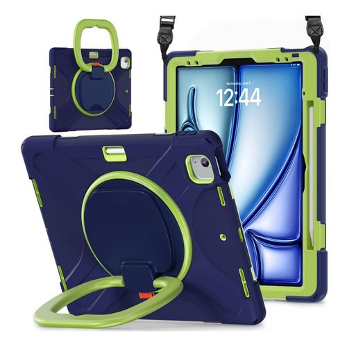 4255785122164 - Für Apple iPad Air 13 2025   2024   Pro 129 2022 360 Hybrid Tasche
