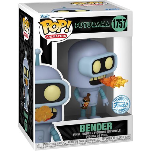 0889698819411 - - Funko POP Vinyl Futurama S4 Bender w CH(GW) - Figur 0889698819411 - - Funko POP Vinyl Futurama S4 Bender w CH(GW) - Figur