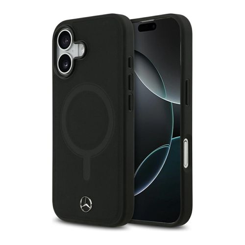 3666339568481 - Apple iPhone 17 Plain Smooth Leather MagSafe Hülle Schwarz