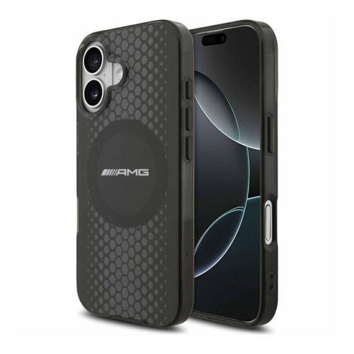 3666339541507 - AMG Apple Double Layer Transparent Graphics MagSafe iPhone 17 Schwarz