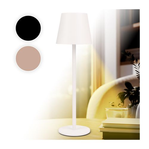 4030152032341 - LED Tischleuchte FASHION dimmbar mit Touch Funktion 3 Lichtfarben IP44 12h Akku weiß 4030152032341 - LED Tischleuchte FASHION dimmbar mit Touch Funktion 3 Lichtfarben IP44 12h Akku weiß
