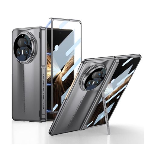 4255785193416 - Für Honor Magic V5 GKK dünne Magnetische Hülle mit Schutzglas Grau