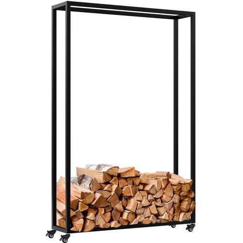 4255716363758 - Kaminholzständer innen Metall mit Rollen Hilta Kaminholzregal aus stabilem Metall Aufbewahrung für Brennholz im Wohnzimmer 4255716363758 - Kaminholzständer innen Metall mit Rollen Hilta Kaminholzregal aus stabilem Metall Aufbewahrung für Brennholz im Wohnzimmer