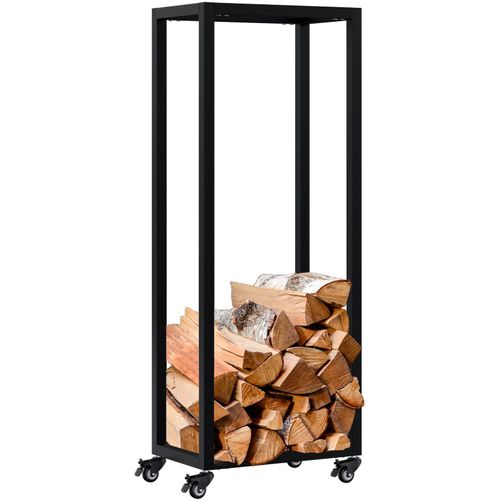 4255716363475 - Kaminholzständer innen Metall mit Rollen Hilta Kaminholzregal aus stabilem Metall Aufbewahrung für Brennholz im Wohnzimmer 4255716363475 - Kaminholzständer innen Metall mit Rollen Hilta Kaminholzregal aus stabilem Metall Aufbewahrung für Brennholz im Wohnzimmer