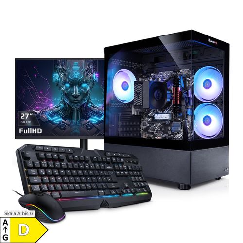 4099836010167 - PC Set Gaming mit 27 Zoll TFT Invader XS VIII AMD Ryzen 5 8500G 16GB DDR5 AMD Vega Grafik 1TB SSD Windows 11 4099836010167 - PC Set Gaming mit 27 Zoll TFT Invader XS VIII AMD Ryzen 5 8500G 16GB DDR5 AMD Vega Grafik 1TB SSD Windows 11