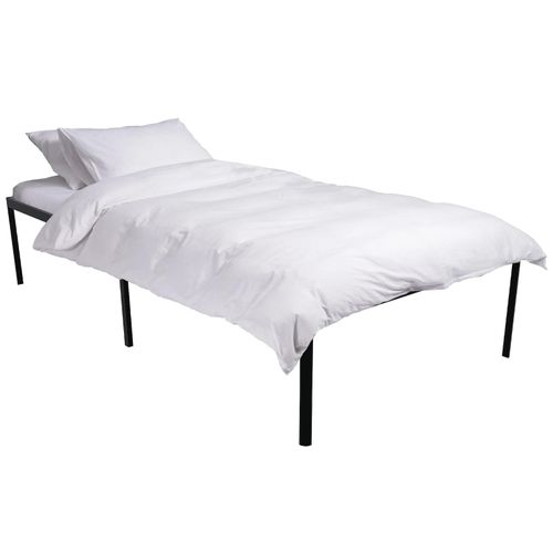 4255716321833 - Metallbett Hamlin mit Lattenrost I Stabiles Bettgestell mit Stauraum I Modernes Bett mit belastbarem schwarzem Rahmen 4255716321833 - Metallbett Hamlin mit Lattenrost I Stabiles Bettgestell mit Stauraum I Modernes Bett mit belastbarem schwarzem Rahmen