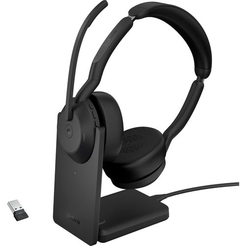 5706991027594 - Evolve2 55 MS Stereo Computer On Ear Kopfhörer Bluetooth® Stereo Schwarz Mikrofon-Rauschunterdrückung Noise Cancelling Headset Mikrofon-Stummschaltung 5706991027594 - Evolve2 55 MS Stereo Computer On Ear Kopfhörer Bluetooth® Stereo Schwarz Mikrofon-Rauschunterdrückung Noise Cancelling Headset Mikrofon-Stummschaltung
