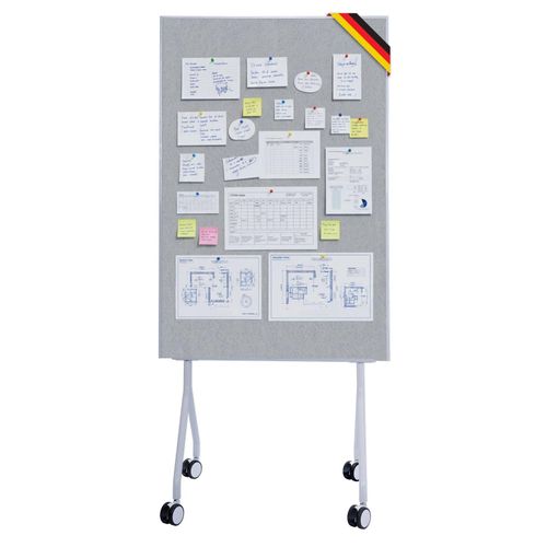 4069009589172 - Floordirekt Mobile Präsentationstafel Giant Doppelseite Filztafel 80 x 120 cm 4069009589172 - Floordirekt Mobile Präsentationstafel Giant Doppelseite Filztafel 80 x 120 cm