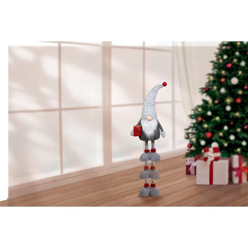 4311536071546 - Dekor XXL Wichtel grau weiß