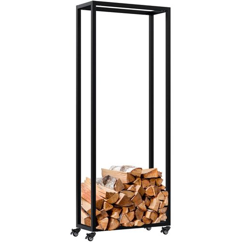 4255716363598 - Kaminholzständer innen Metall mit Rollen Hilta Kaminholzregal aus stabilem Metall Aufbewahrung für Brennholz im Wohnzimmer 4255716363598 - Kaminholzständer innen Metall mit Rollen Hilta Kaminholzregal aus stabilem Metall Aufbewahrung für Brennholz im Wohnzimmer