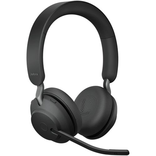 5706991022889 - Evolve2 65 UC Telefon Over Ear Headset Bluetooth® Stereo Schwarz Lautstärkeregelung Batterieladeanzeige Mikrofon-Stummschaltung