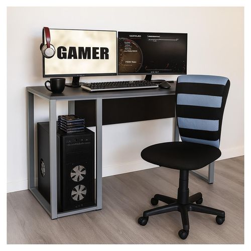 4255701908278 - Drehstuhl höhenverstellbar Funky Blau