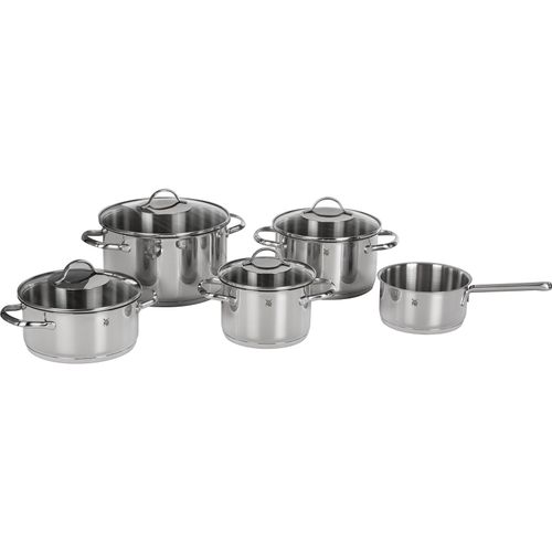 4000530736512 - Topf-Set Provence Plus Cromargan® Edelstahl Rostfrei 18 10 (Set 9-tlg) Induktion Glasdeckel 9 Teile silberfarben 4000530736512 - Topf-Set Provence Plus Cromargan® Edelstahl Rostfrei 18 10 (Set 9-tlg) Induktion Glasdeckel 9 Teile silberfarben