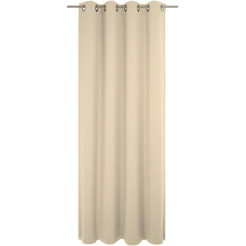 4004567374686 - Vorhang WIRTH Trondheim B beige (natur) Gardinen 205cm Ösen 132cm Polyacryl nach Maß B132cm H205cm