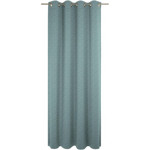 4004567391072 - Vorhang WIRTH Trondheim 328 g m² blau (hellblau produkt erfüllt die vorgaben zum brennverhalten für frankreich) B132cm H395cm Chenille Polyacryl Gardinen nach Maß