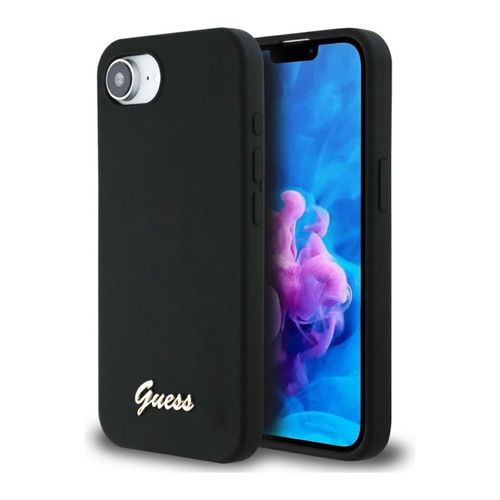 3666339454074 - Apple iPhone 16e Silicone Script Metal Logo MagSafe Hülle Case 3666339454074 - Apple iPhone 16e Silicone Script Metal Logo MagSafe Hülle Case