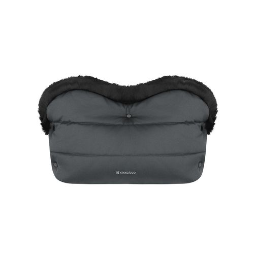 3800171215459 - Kikka boo Kinderwagen Handwärmer Urban Handmuff Steppdesign Druckknöpfe grau