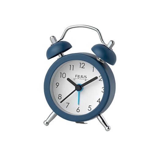 4045346126911 - Glockenwecker FILIUS ZEITDESIGN blau Wecker Reisewecker Quarzwecker Kinderwecker Schlafzimmer Schulanfang