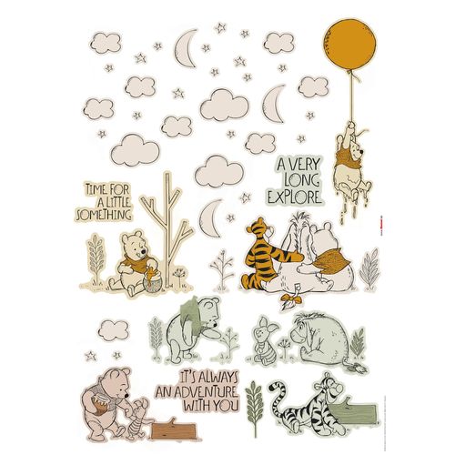 4036834177652 - Wandtattoo KOMAR Winnie the Pooh Woodland - Größe 50 x 70 cm bunt B50cm H70cm Folie Wandtattoos selbstklebend Wandsticker Kinderzimmer 4036834177652 - Wandtattoo KOMAR Winnie the Pooh Woodland - Größe 50 x 70 cm bunt B50cm H70cm Folie Wandtattoos selbstklebend Wandsticker Kinderzimmer