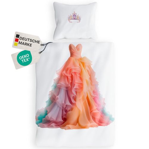 4255636668032 - NYVI Renforce Kinderbettwäsche Deluxe aus 100% Baumwolle magischer Druck - Kindergesicht ergänzt Muster Reißverschluss Größe135x200 cm FarbePrinzessin 4255636668032 - NYVI Renforce Kinderbettwäsche Deluxe aus 100% Baumwolle magischer Druck - Kindergesicht ergänzt Muster Reißverschluss Größe135x200 cm FarbePrinzessin