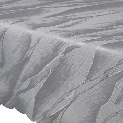 4260661937732 - NYVI Tischdecke Jacquard Elegance - Edle Tischwäsche mit Ornamenten - Tischdecke für Weihnachten Geburtstag Feste - Tischläufer Tischdeko FarbeSilber Größe130x220 cm