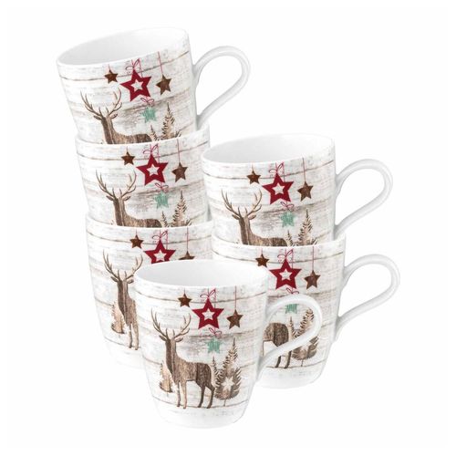 4262517049637 - Henkelbecher Life Christmas 400 ml 6er Set 4262517049637 - Henkelbecher Life Christmas 400 ml 6er Set