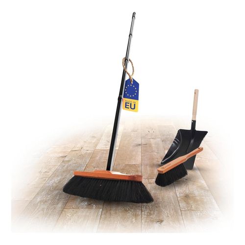 4251888522115 - Novaliv Zimmerbesen mit Stiel stabil ROSSHAAR Mischung Besen weiche Borsten Schrankbesen 4 TLG Steckstiel und Handfeger Kehrblechgarnitur Metall Schwarz Kehrblechbesen Handkehrset Feger und Kehrblech 4251888522115 - Novaliv Zimmerbesen mit Stiel stabil ROSSHAAR Mischung Besen weiche Borsten Schrankbesen 4 TLG Steckstiel und Handfeger Kehrblechgarnitur Metall Schwarz Kehrblechbesen Handkehrset Feger und Kehrblech