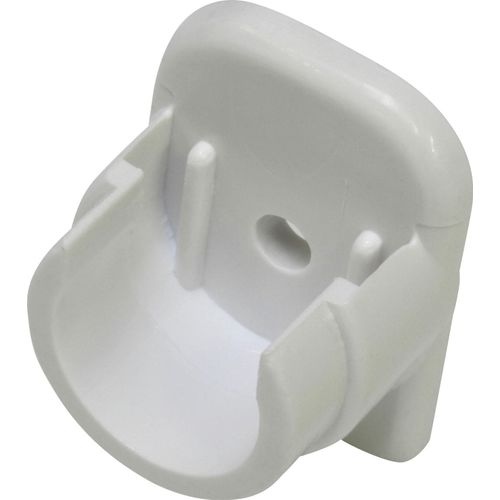 4003018023272 - Gardinenstangenhalter Wandlager für Vitragestangen Ø 11+12 mm Gr 1 weiß Ø12cm Gardinenstangenhalterungen Zubehör Vitragestangen Caféhausstangen Ø 11+12 mm