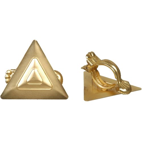 4016318198243 - Dekoklammer »Grafik« Liedeco Gardinen Vorhänge (Packung 2-St) für Gardinen Vorhänge goldfarben